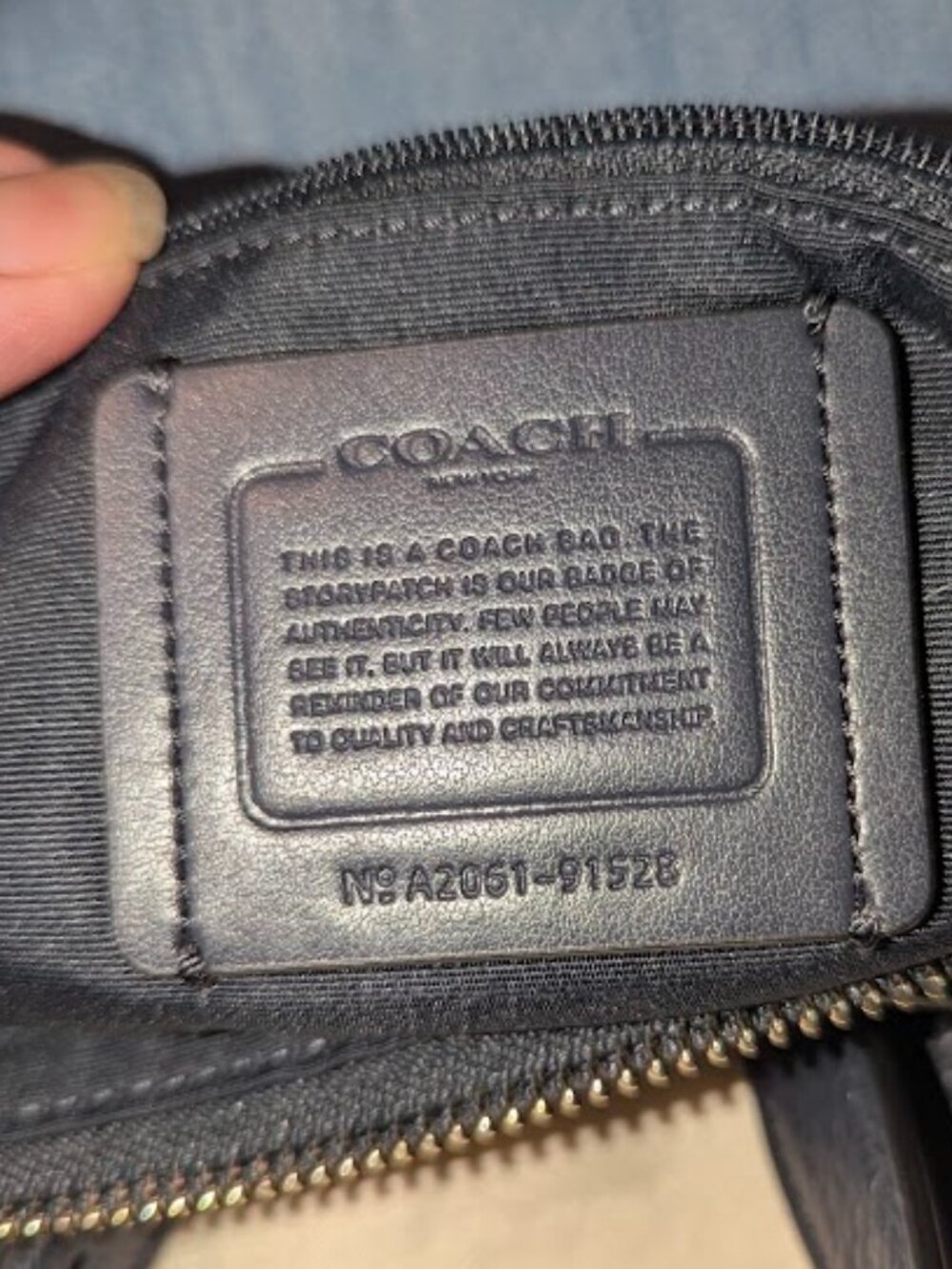 Coach Marlon Hobo DENIM - Picture 3 of 4